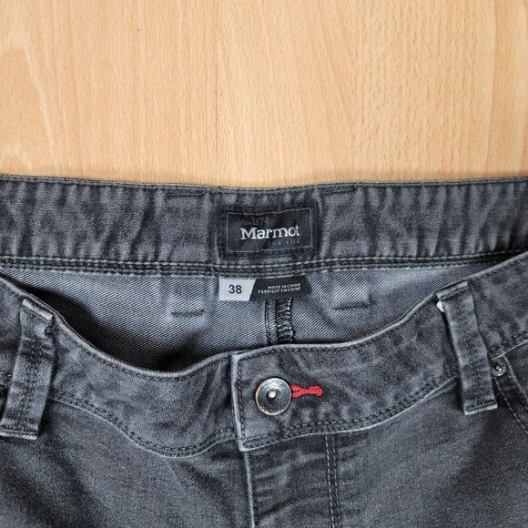 Marmot Jeans Men's Size 38x31 Denim 5 Pocket Hiking Outdoor Pants‎ - Picture 2 of 8
